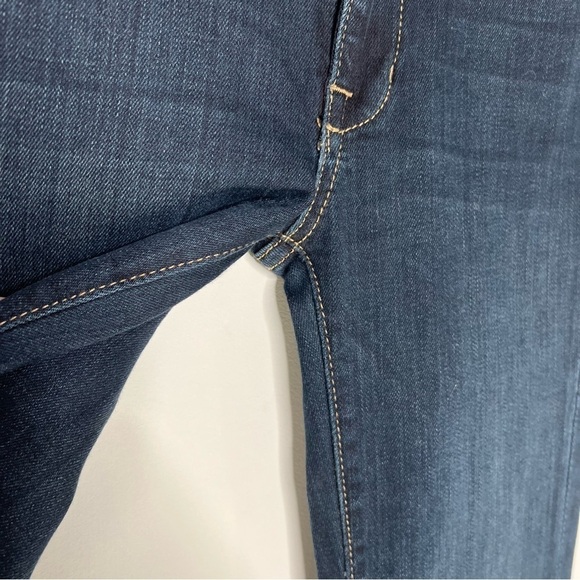 Fidelity Denim Womens Size 25 Kat Mid Rise Slim Bootcut Jean Dark Wash Mateo - Picture 5 of 13